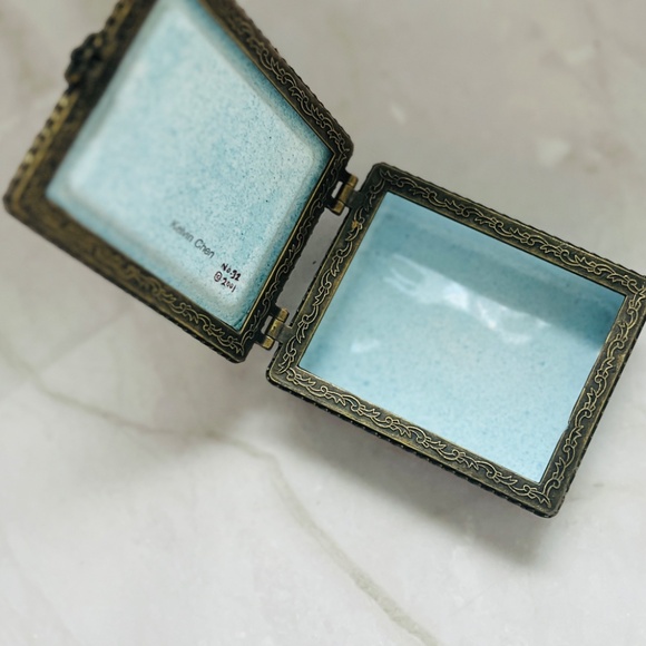 Claude Monet Trinket Box. Vintage painting trinket box. Artwork Trinket box. - Picture 7 of 8